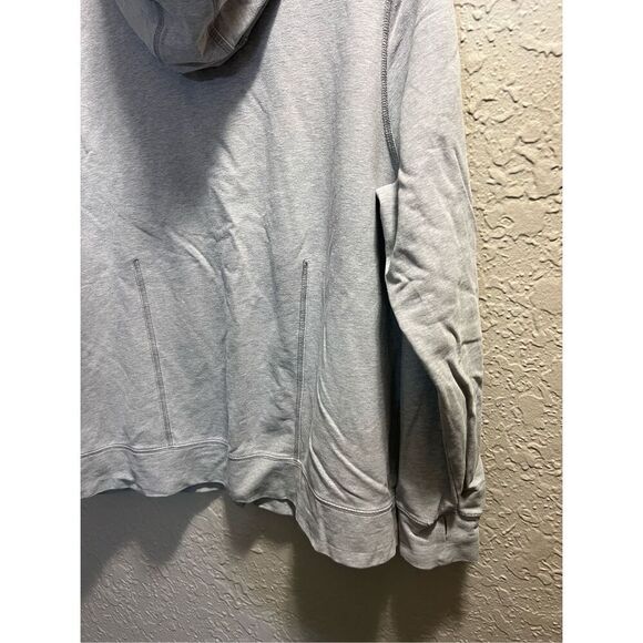 Tommy Hilfiger Grey Snap Button Up Woman’s Hoodie Size 1X -Flaw On Sleeve - Picture 12 of 16